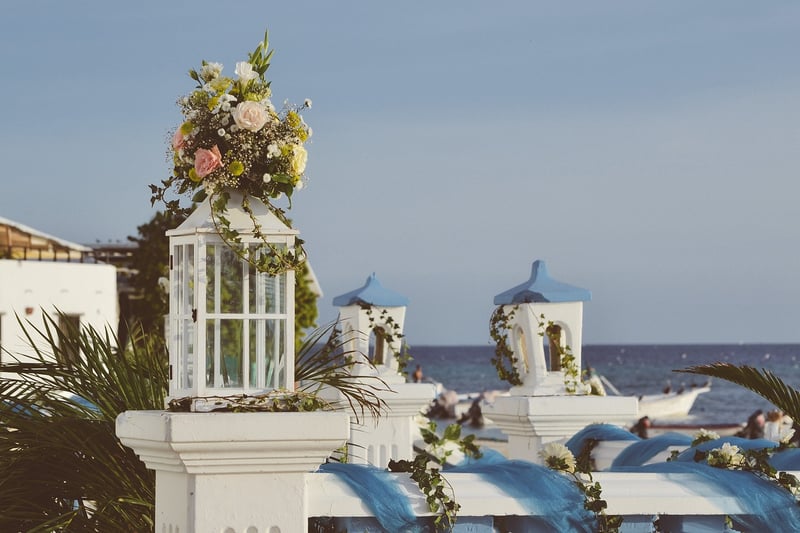 Beachfront wedding venue